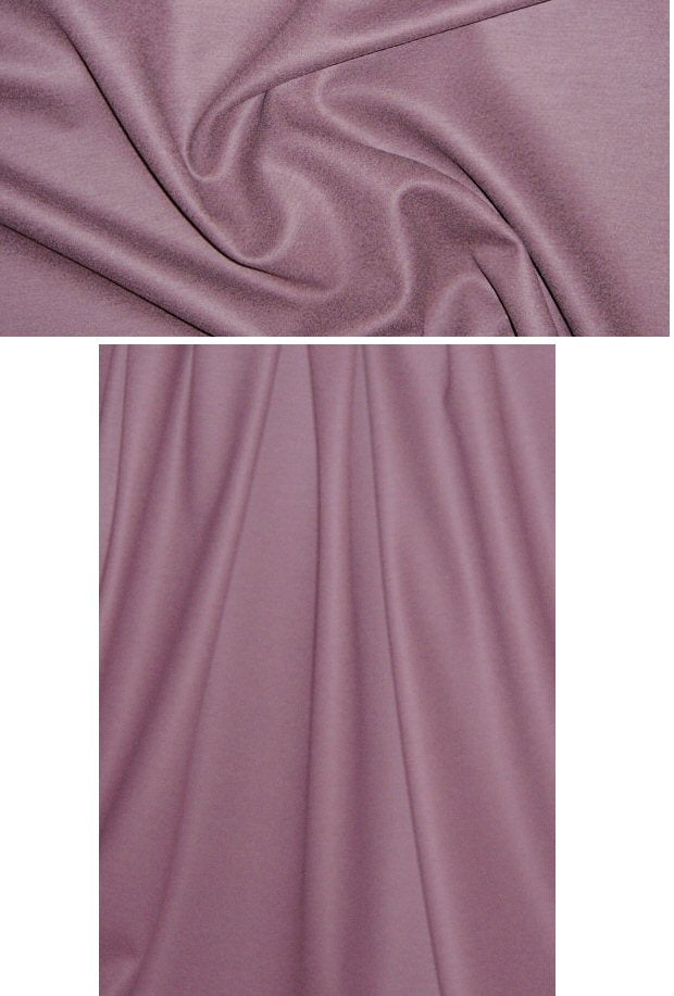 NY designer wool/lycra doubleknit - dusty plum 1.875 yd