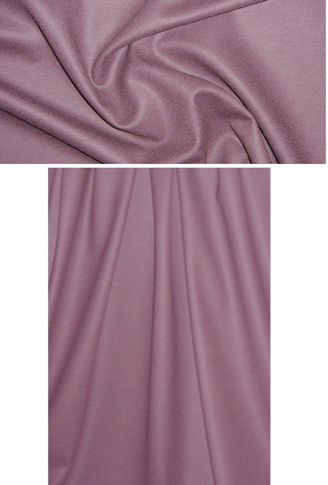 NY designer wool/lycra doubleknit - dusty plum 1.875 yd