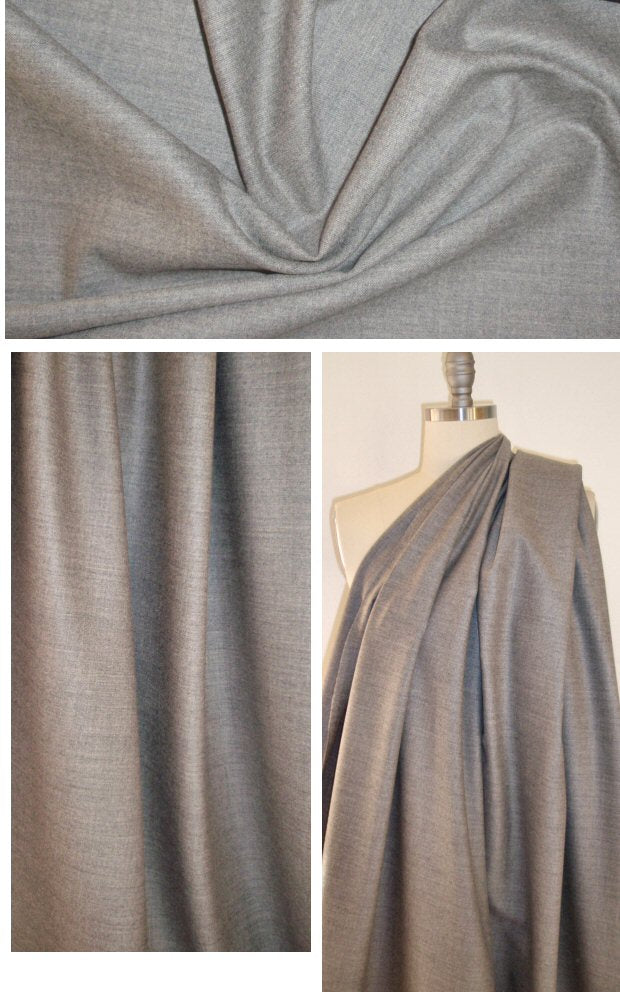 Ra1ph Lauren fine wool flannel - warm gray