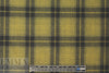 Italian yarn-dye plaid wool flannel - dijon/black