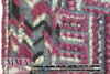 Italian textured wool fleece knit - orchid graphic 1 yard