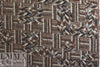 Italian textured wool fleece knit - nutmeg graphic