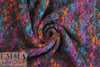 Italian wool boucle' - spice/lagoon/fuchsia