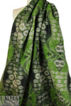Italian textured wool fleece knit - bright moss 2.25 yd