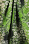 Italian textured wool fleece knit - bright moss 1.75 yd