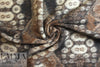 Italian textured wool fleece knit - earthtones