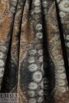 Italian textured wool fleece knit - earthtones