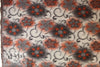 Italian textured wool fleece knit - airbrush flowers 2 yd