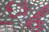 Italian textured dot wool fleece knit - swirling dots