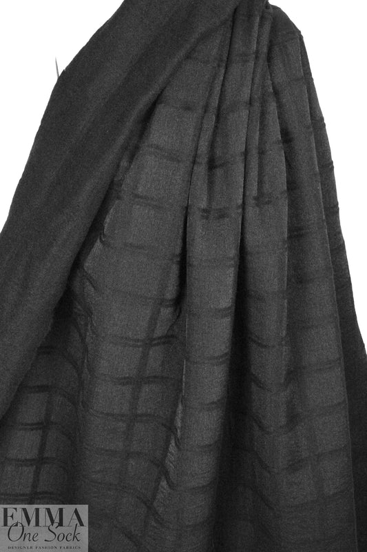 Italian all-wool fleece with infused sparkle layer 1.625 yd