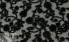 Italian black/gray lattice fluff wool fleece