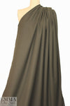 fine quality wool gabardine - bark heather 1.625 yd