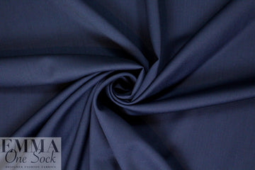 fine quality wool gabardine - classic navy