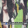 Italian 'forest veil' printed wool/cashmere/silk gauze 1.125 yd