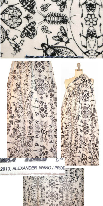 famous designer wool gauze - beetlemania
