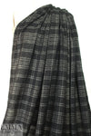 Noriso1 Ferrari yarn dyed wool gauze - b/w plaid