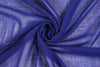 Italian yarn dyed subtle plaid wool gauze - black/blue