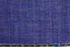 Italian yarn dyed subtle plaid wool gauze - black/blue