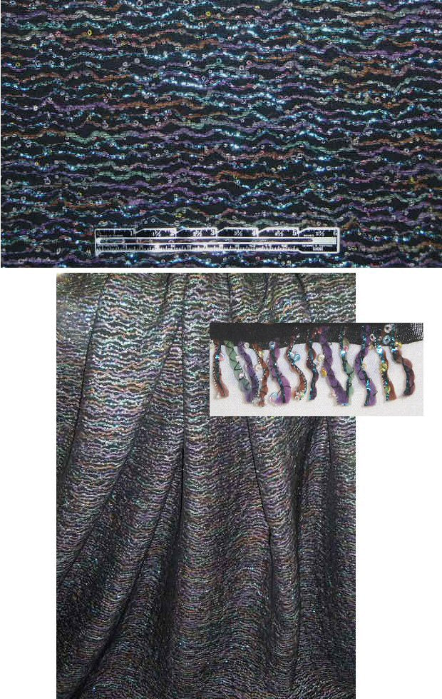 Italian 'yarn sandwich' 2-ply wool gauze 1.625 yds