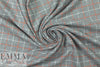 Rag and B0ne gray/tangerine plaid wool suiting