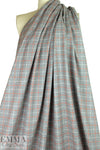 Rag and B0ne gray/tangerine plaid wool suiting