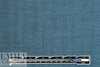 Italian teal/black wool herringbone suiting .75 yds