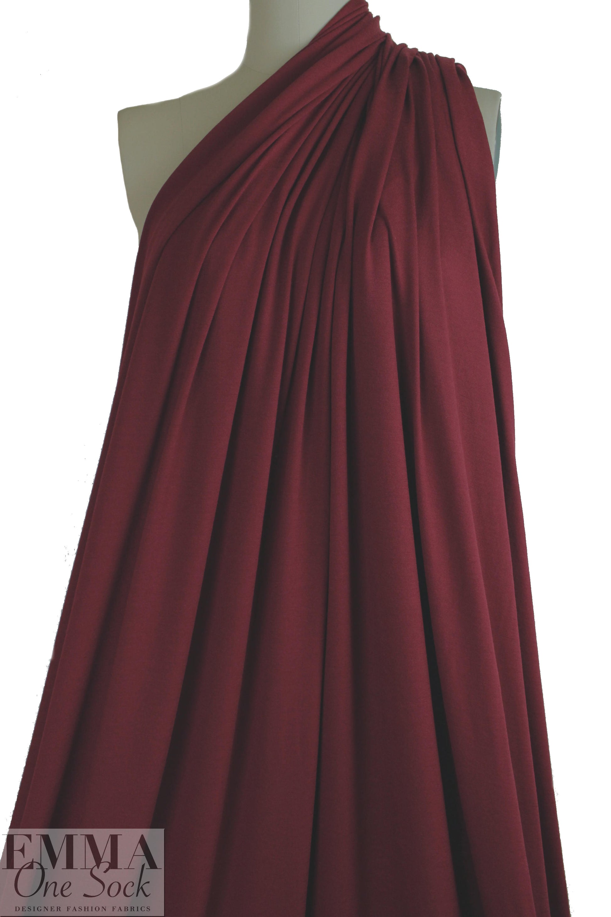 garnet merino wool jersey - Oeko-tex certified 1.25 yds