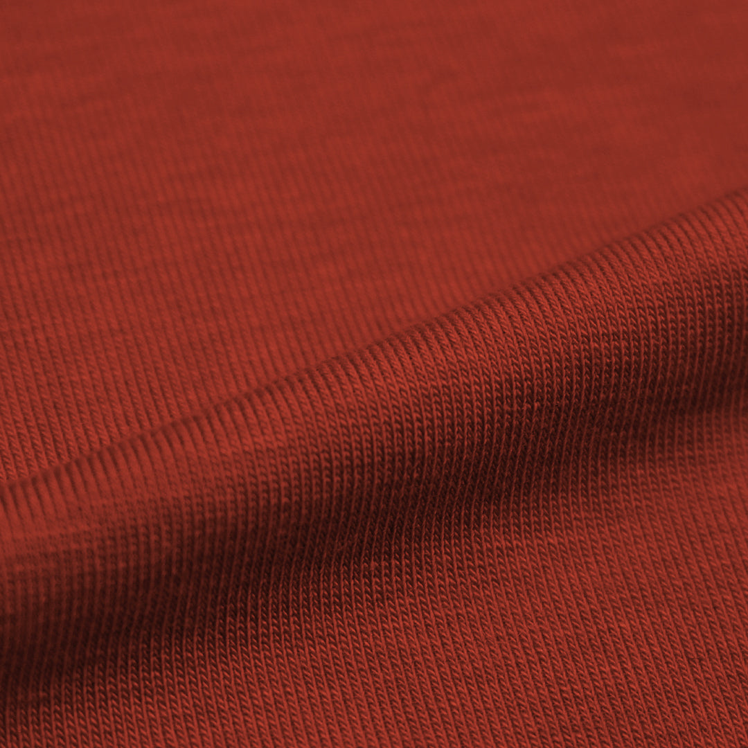 lyocell/wool stretch jersey - chili .625 yds