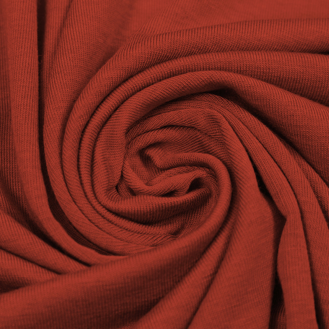 lyocell/wool stretch jersey - chili .5 yds