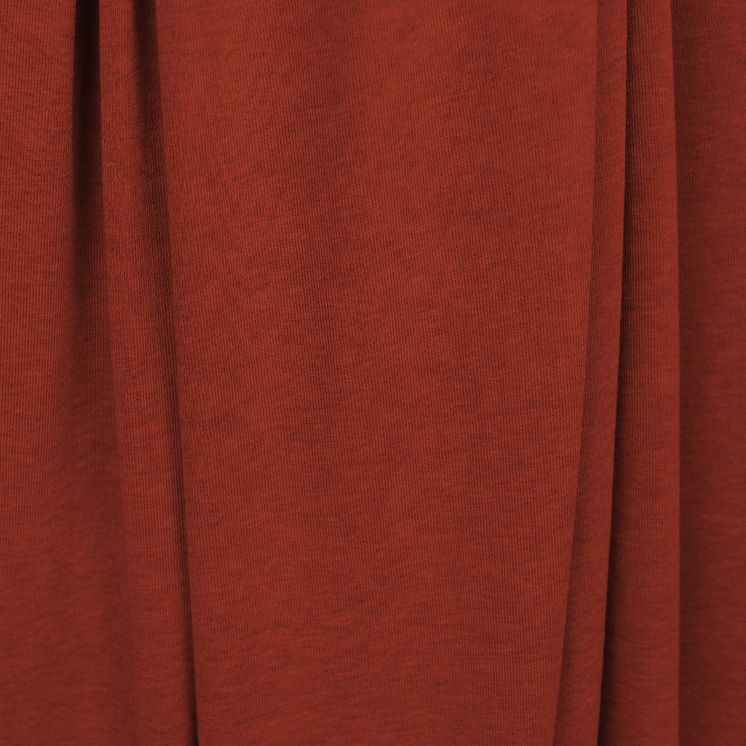 lyocell/wool stretch jersey - chili .5 yds