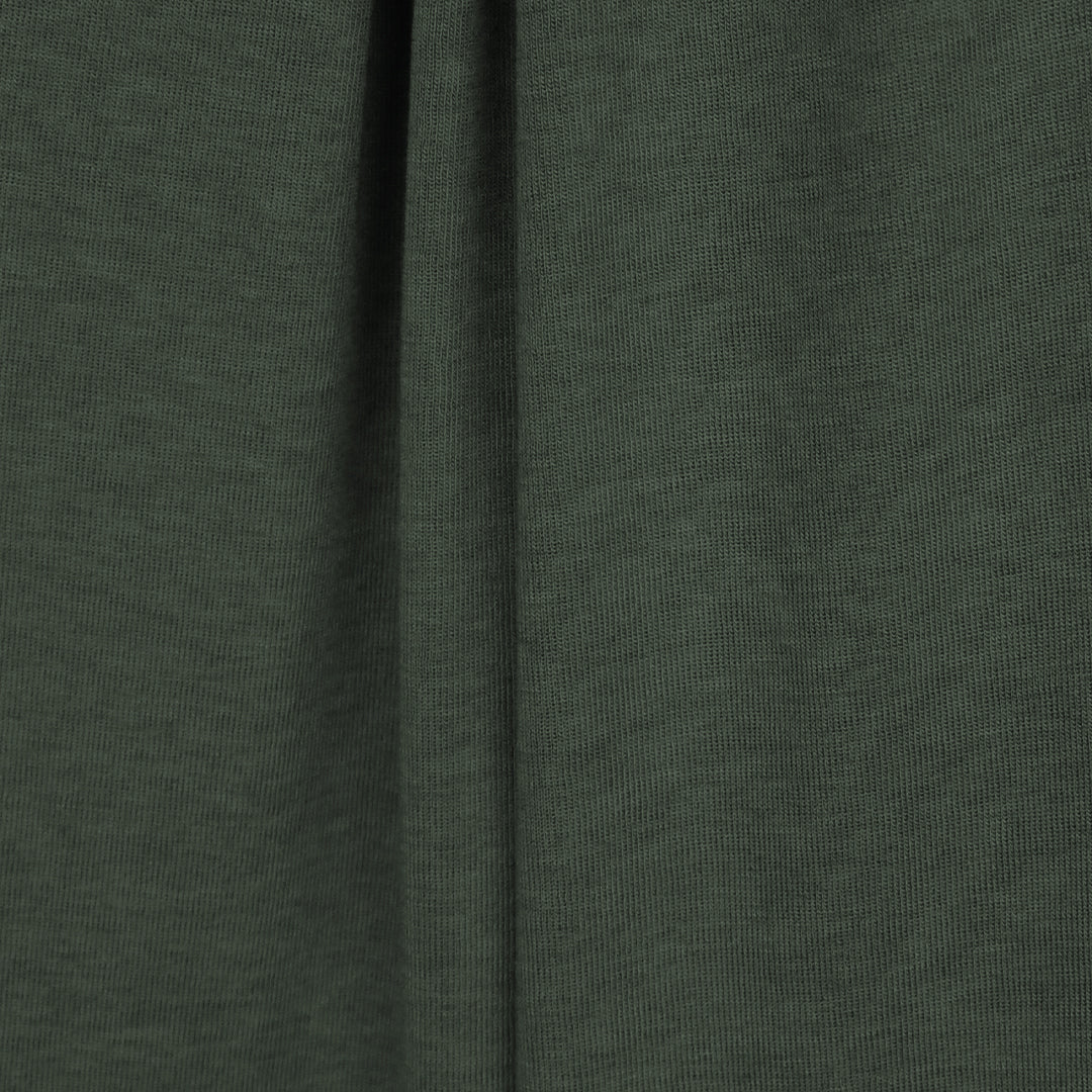 lyocell/wool stretch jersey - loden