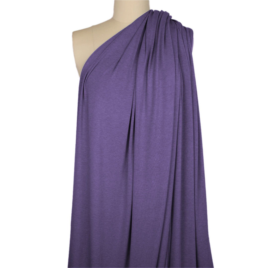lyocell/wool stretch jersey - grape 1.25 yds