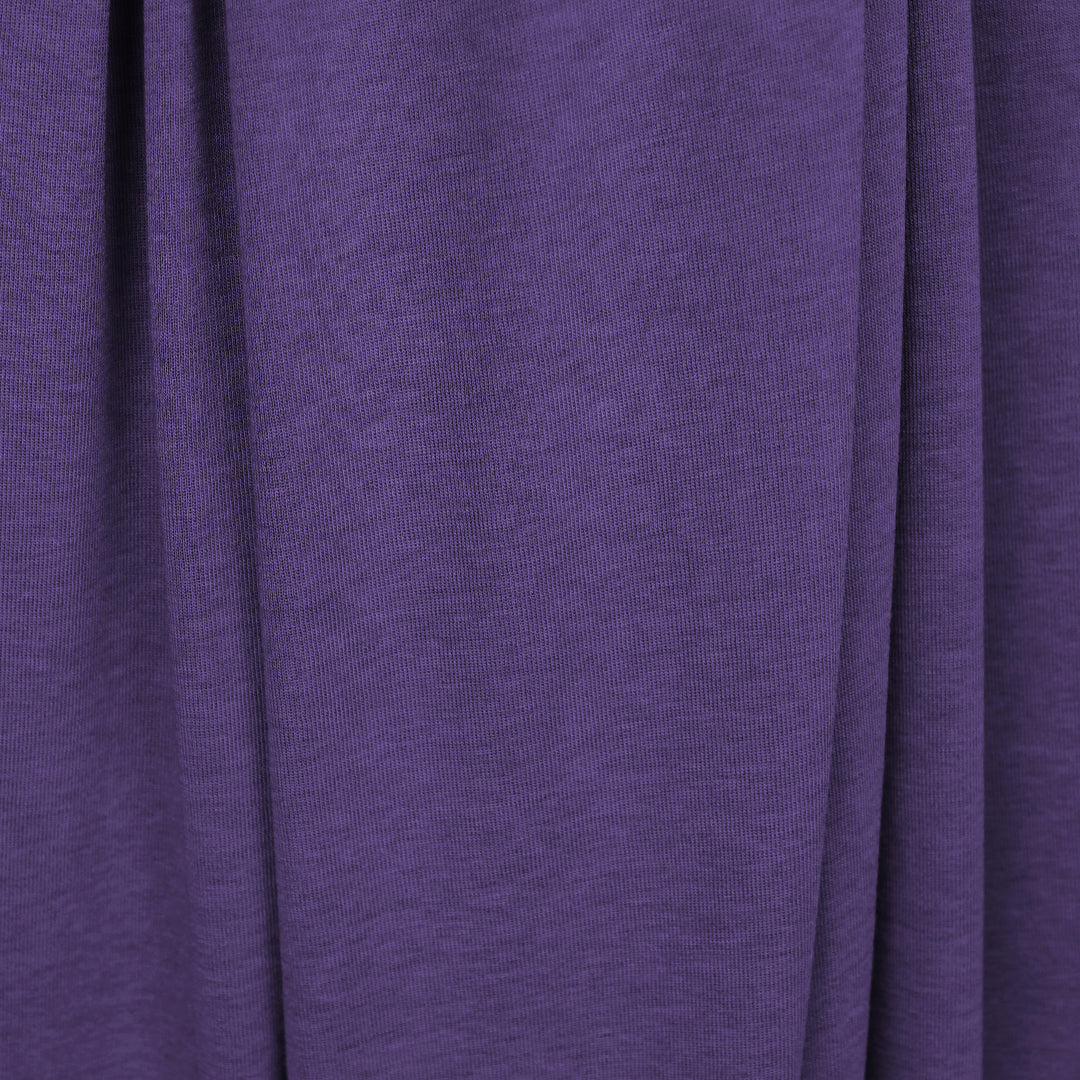 lyocell/wool stretch jersey - grape