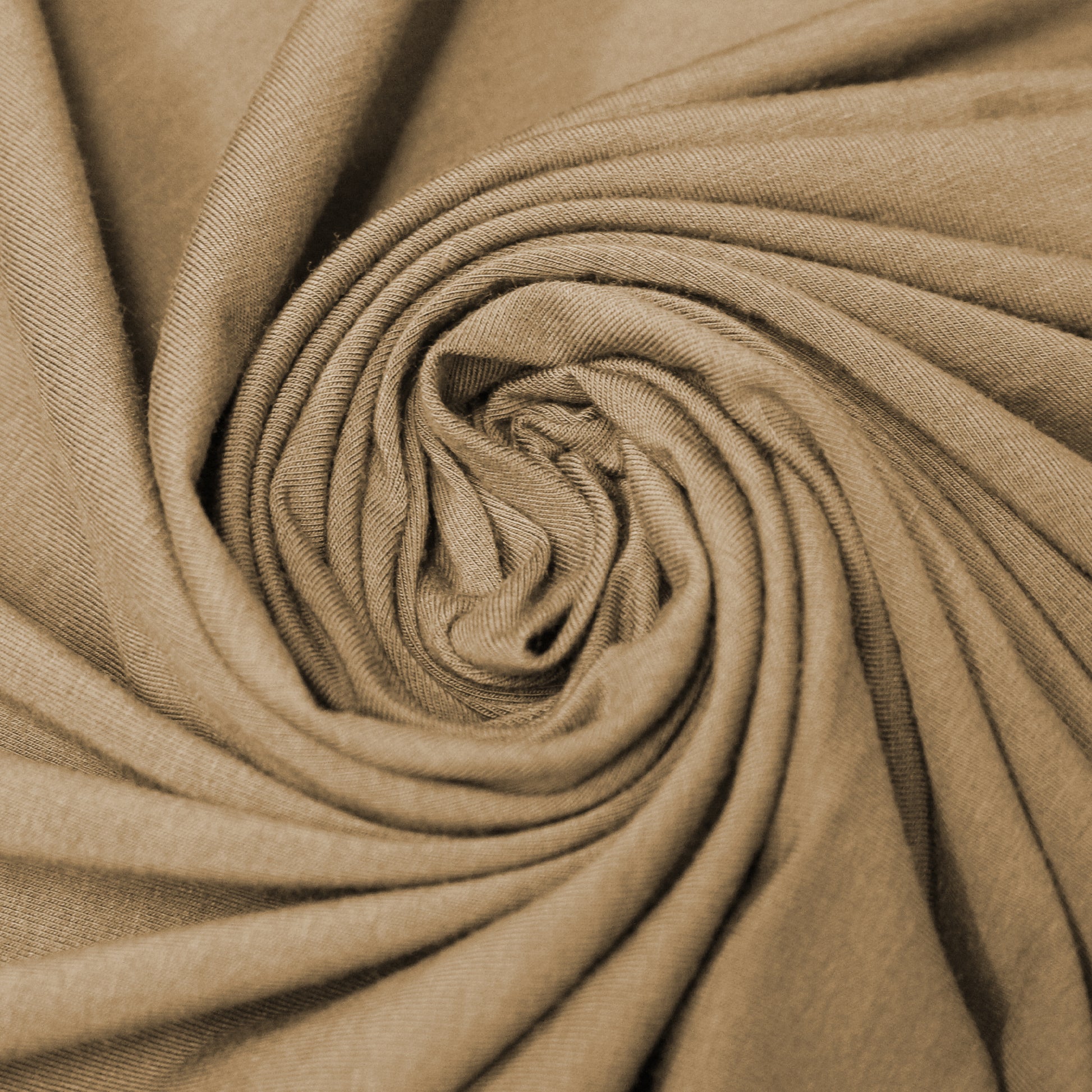 'prima lana' drapey lyocell/wool jersey, Oeko-Tex cert. - camel