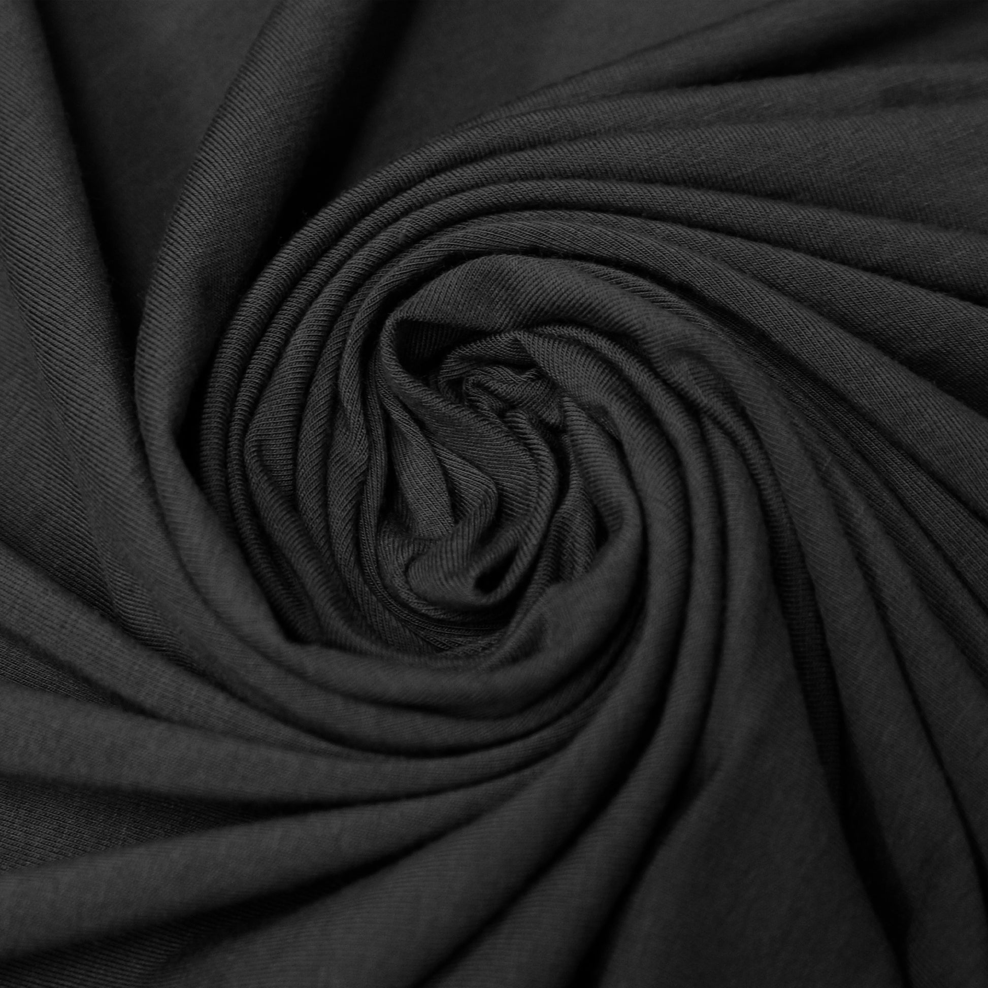 'prima lana' drapey lyocell/wool jersey, Oeko-Tex cert. - black