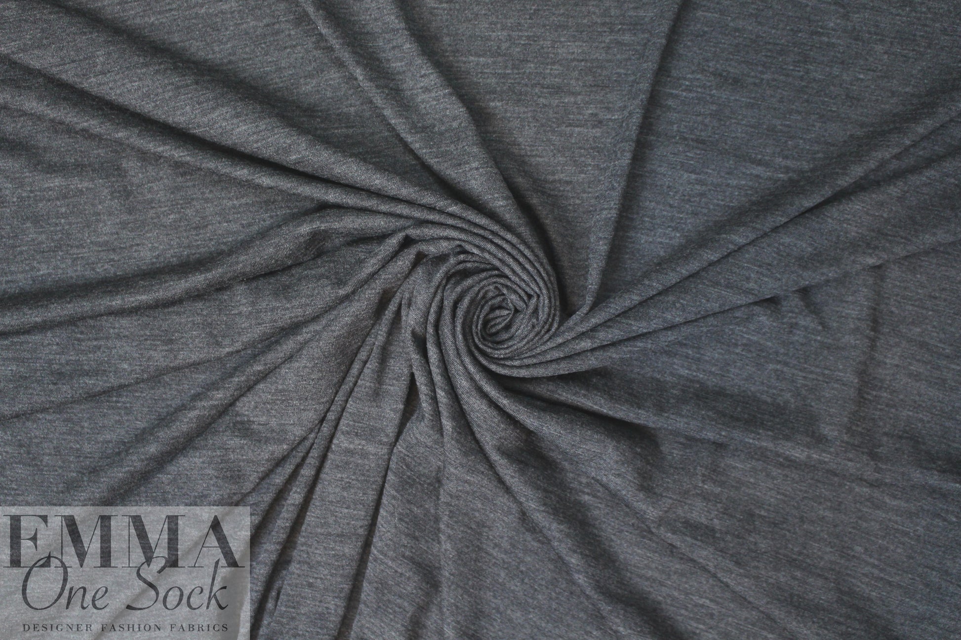 Italian wool/lycra jersey - gunmetal gray .875 yds
