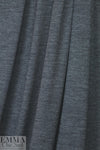 Italian wool/lycra jersey - gunmetal gray 1.125 yds