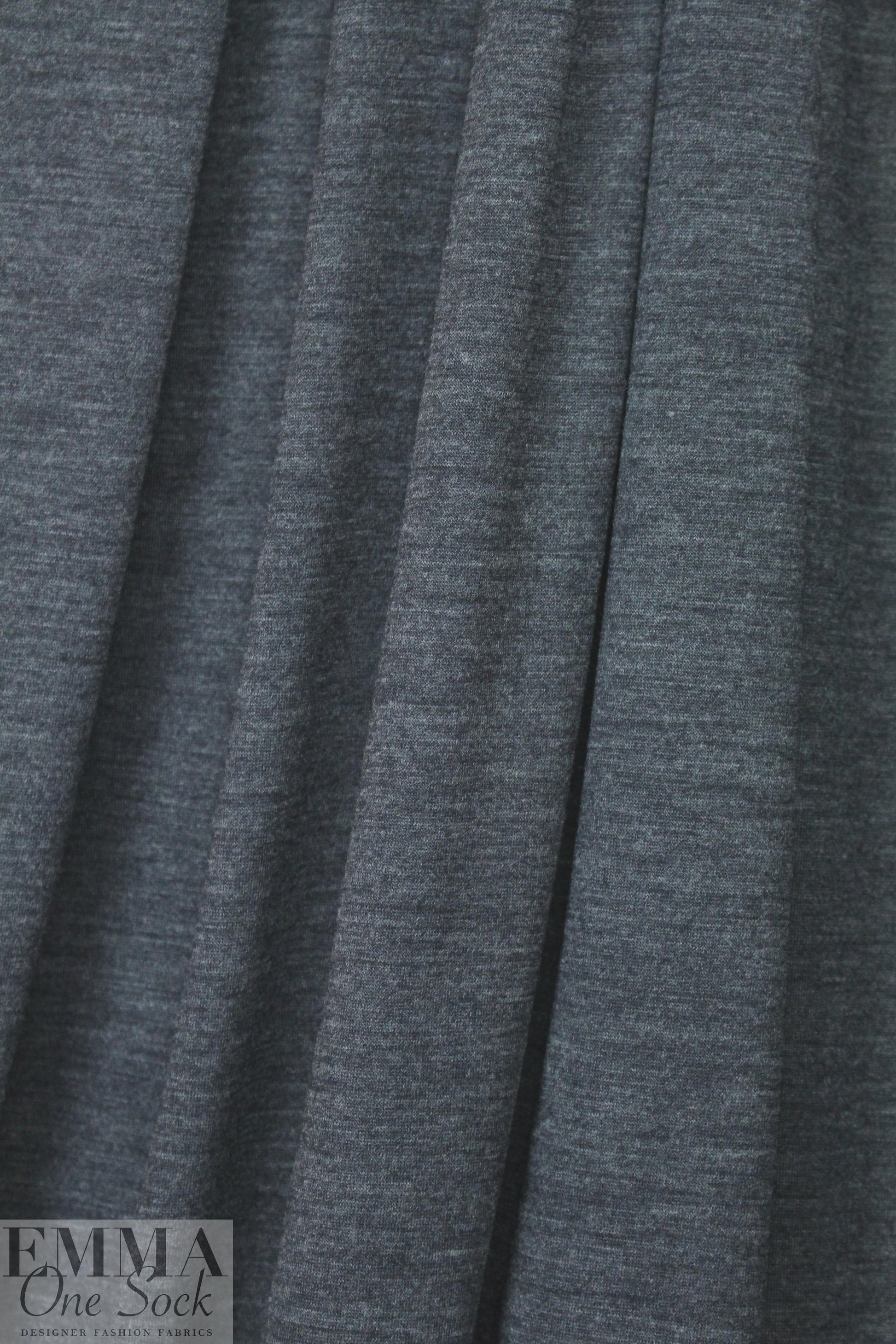 Italian wool/lycra jersey - gunmetal gray .875 yds