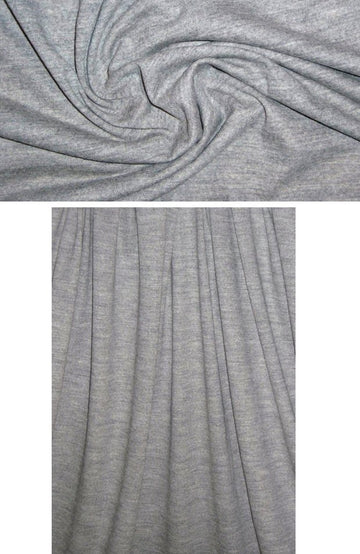 CA designer gray heather wool sweater knit
