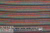 Italian wool blend, yarn-dyed autumn tones stripe sweater