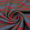 Gall0 wool stripe double cloth knit- currant/storm/olive