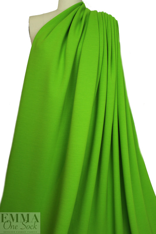 Barney's PL wool doubleknit - bright lime