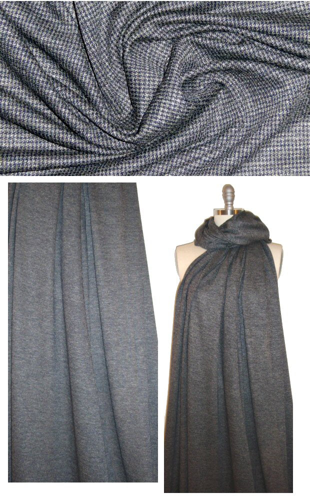 Burning T0rch wool jersey - mini houndstooth