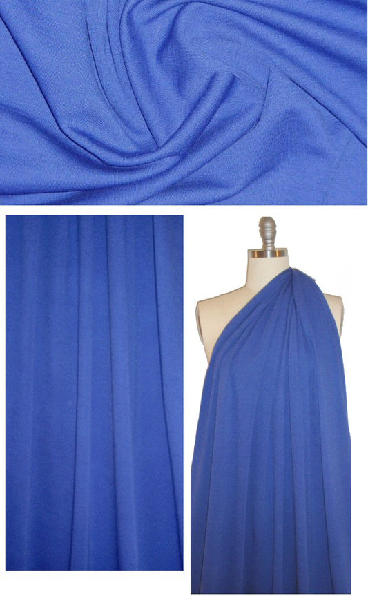 famous designer all wool doubleknit - cobalt