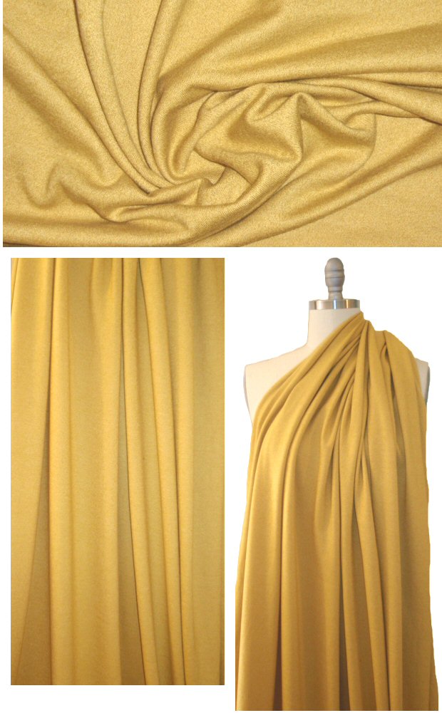 famous designer luxury all-wool sweater knit - dijon