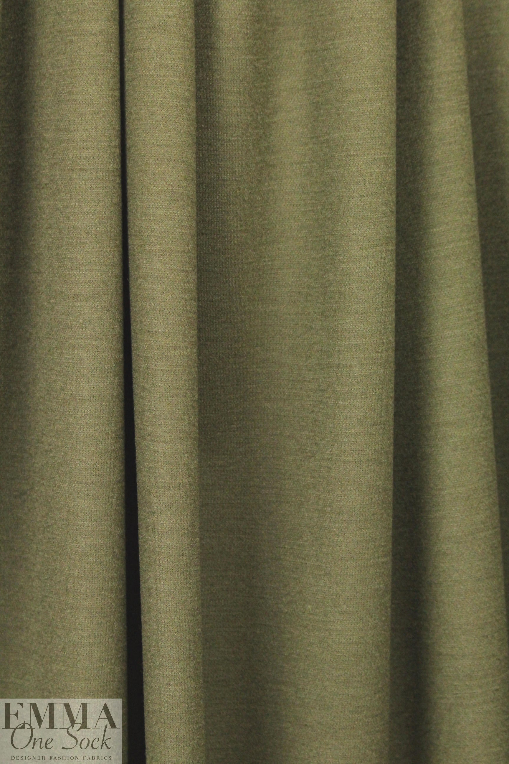 famous designer wool doubleknit - olive drab