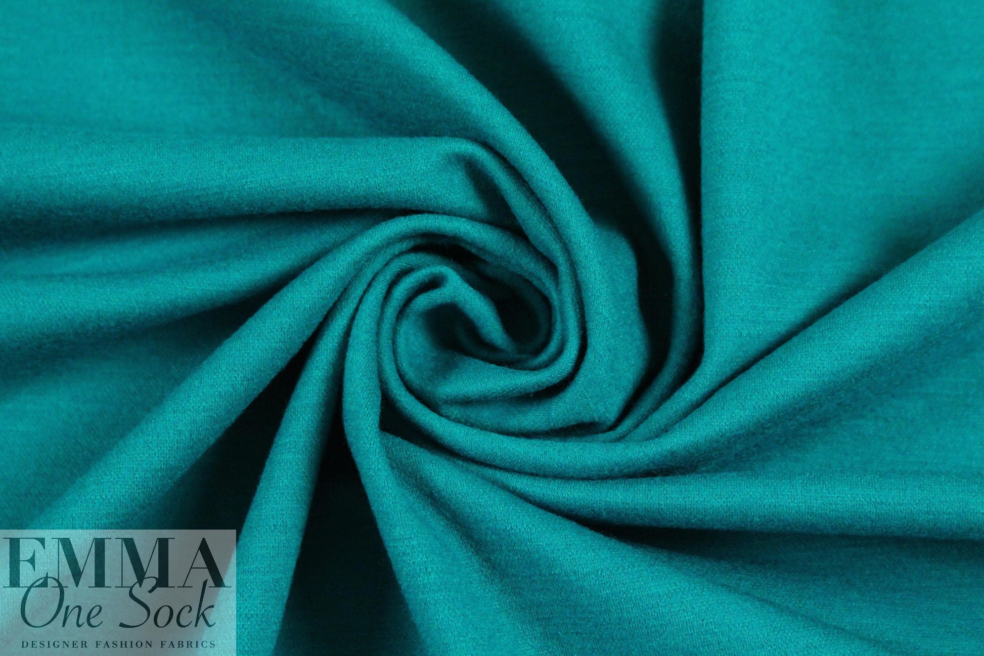 famous designer wool doubleknit - peacock