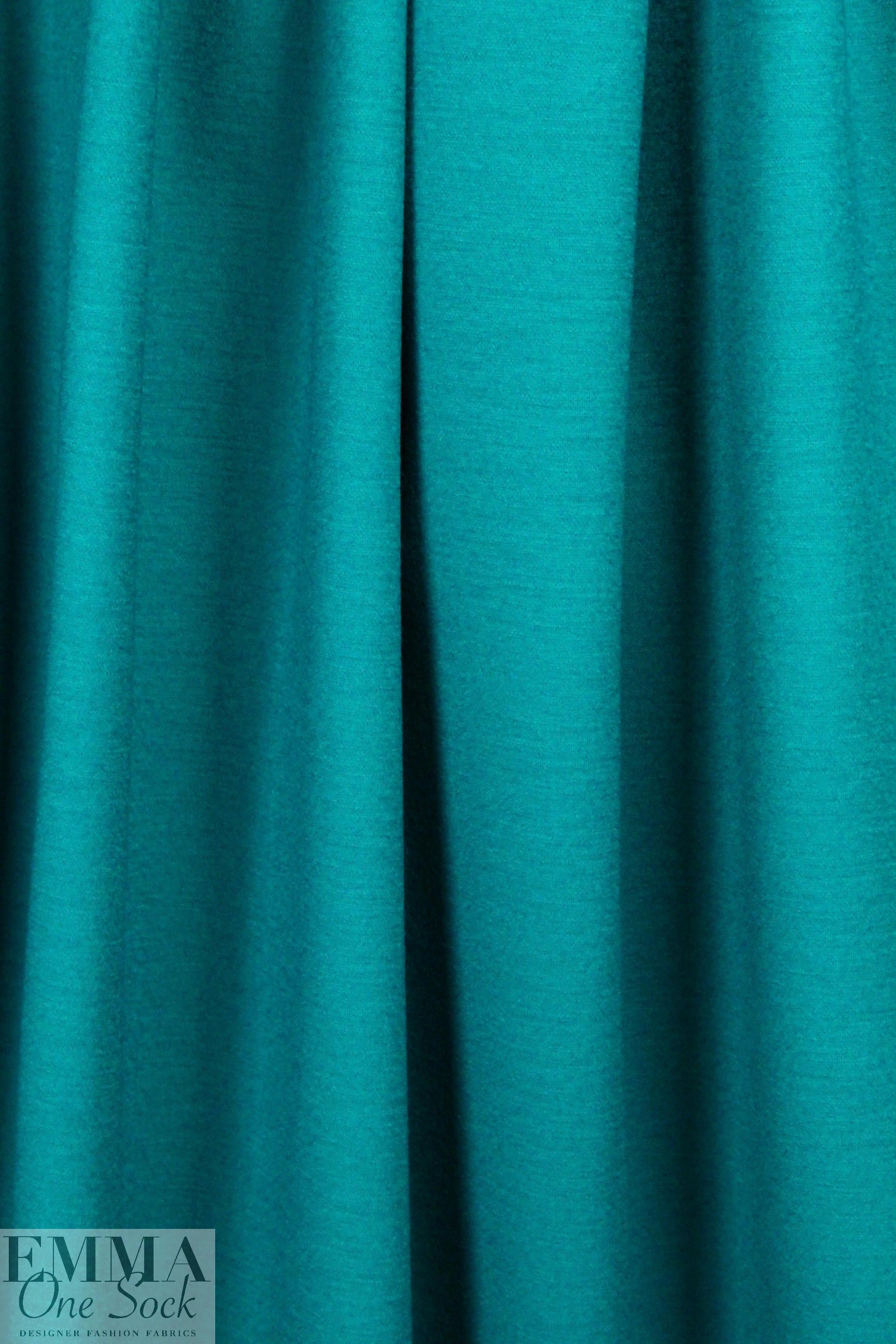 famous designer wool doubleknit - peacock