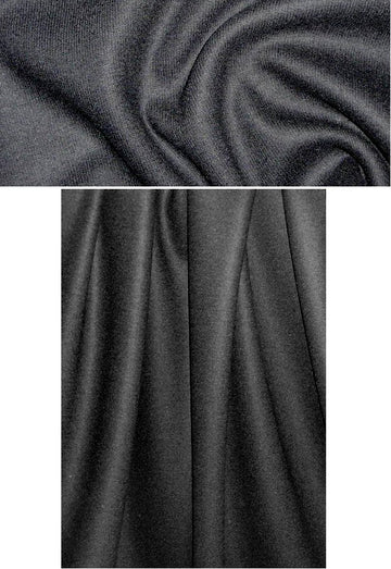 Italian luxury thickER wool double sweater knit