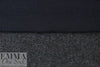 CA designer two-sided wool/jersey knit - charcoal/midnight